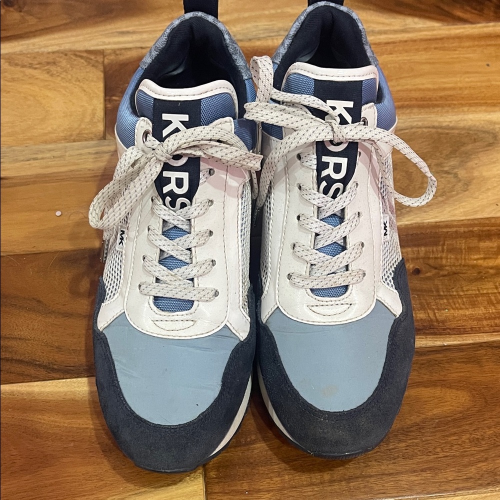 Michael Kors women’s Navy and White Sneakers